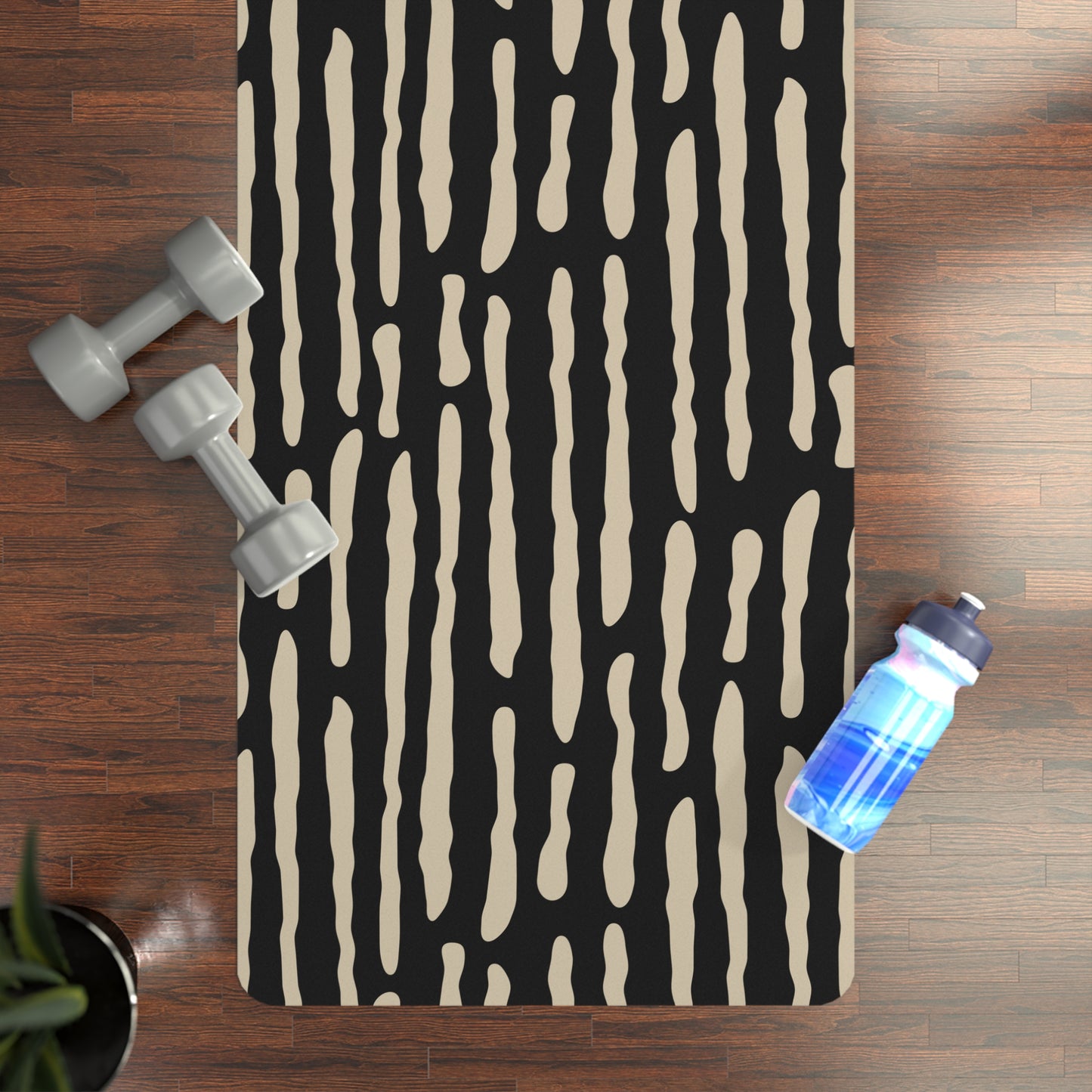 OVI Athletic Collection: African Mudcloth Yoga Mat (Safari Nights)