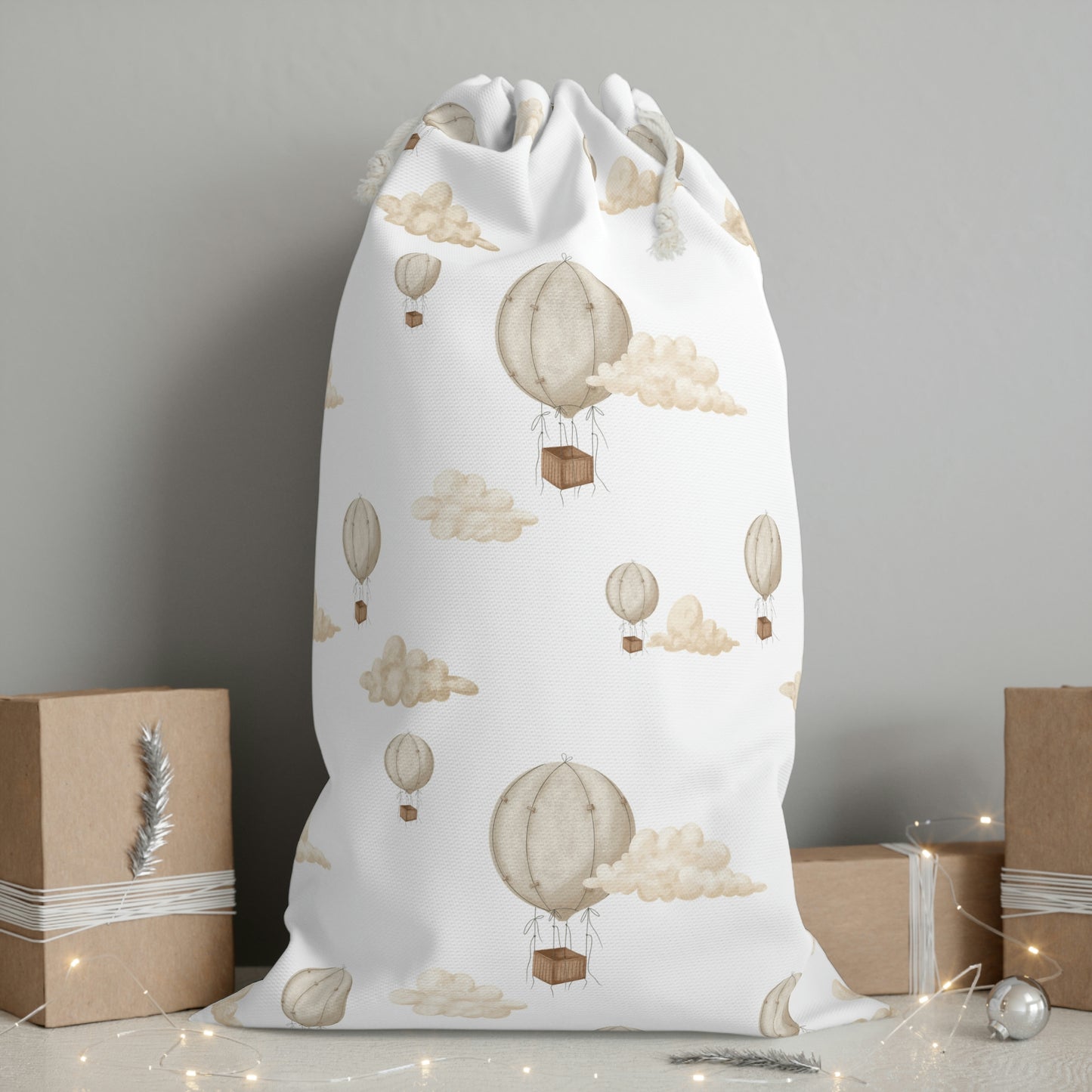 OVI Storybook Holiday Collection: Large Gift Sack - Bon Voyage