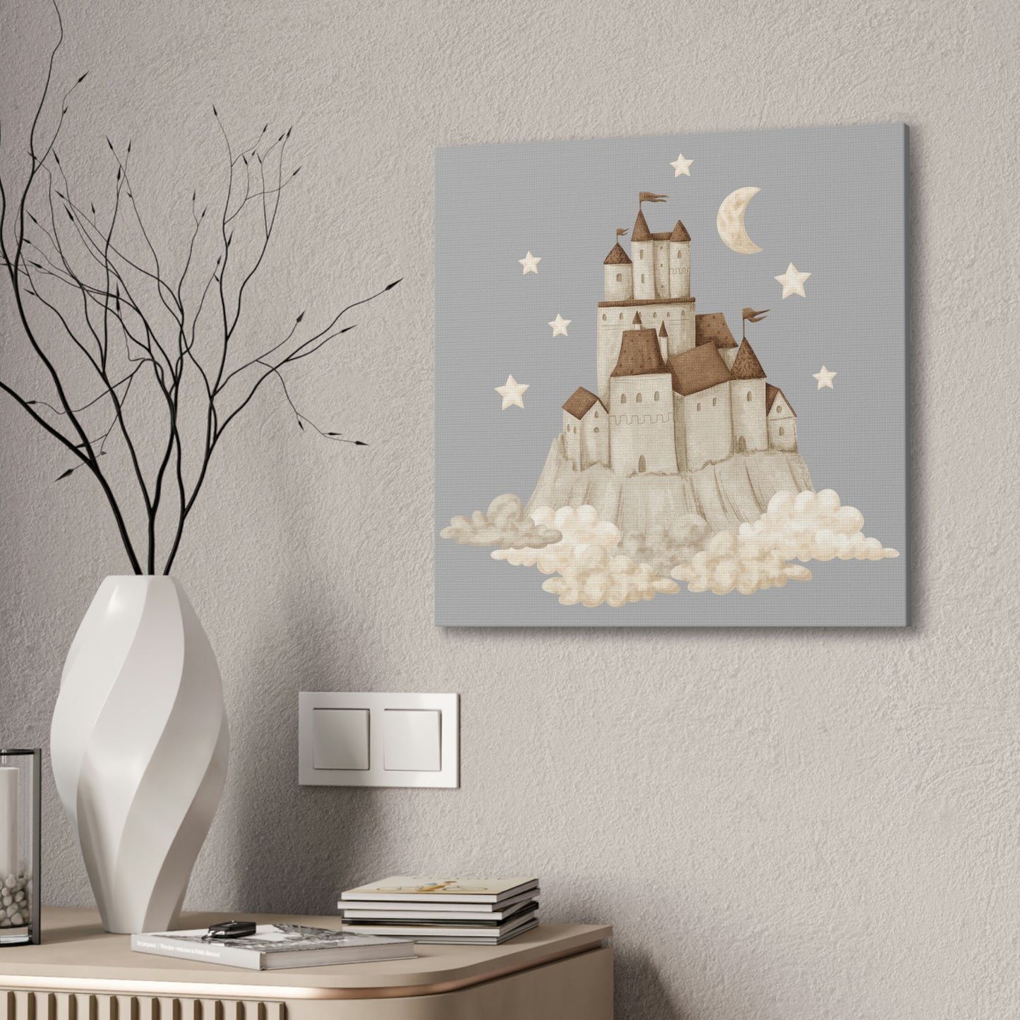 OVI Storybook Art Collection: Midnight Castle Canvas Stretched, 0.75"